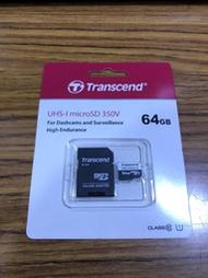 點子電腦-北投◎創見Transcend 64G UHS-I microSD 350V C10 記憶卡 高耐用◎470元
