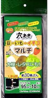 Forest Gardening Sheet, Perforated Potatoes, Beans, Strawberry Multi, For 1 Row, 37.4 in x 32.8 ft (