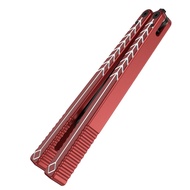 Nabalis X Will Hirsch Vulp Bushing Butterfly Knife Balisong Trainer 6061 Aluminum Channel Handle Wit