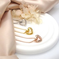 莫桑鑽 | 925 純銀永恆的愛心形鑲 莫桑鑽 項鍊