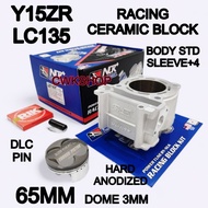 NLK BLOCK LC135 FZ150 Y15ZR CERAMIC BLOCK 63MM 65MM NLK
