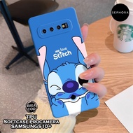 HP Latest Samsung Galaxy S10+ Case - Fashion Stitch Case - Samsung Galaxy S10+ Softcase - Pro Camera