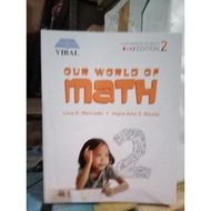 OUR WORLD OF MATH 2(NEW)BOOK SALE