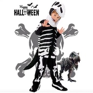 Dinosaur skeleton fossils boy costume halloween | Children's skull dinosaur costume