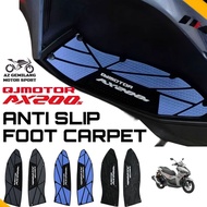 FOOT CARPET QJMOTOR AX200S AX 200S AX 200 SANTI SLIP FASHION FOOT CARPET KARPET ACCESSORIES ACCESSOR
