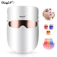 CkeyiN LED Photon Therapy Facial Mask Photon Facial Skin Rejuvenation Whitening Wrinkle Acne Beauty Skin Tool MR549