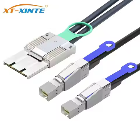 PCIE PCI Express Adapter Cable MINI SAS SFF-8088 8X I/O 68P to 2x HD 8644/8643/8088 4X Connection Ca