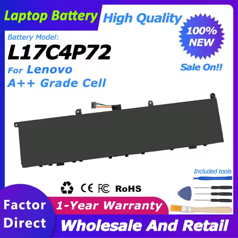L17C4P72 New 5235mah/80wh Battery for Lenovo ThinkPad P1 X1 Extreme 01AY969/SB10Q76929 battery
