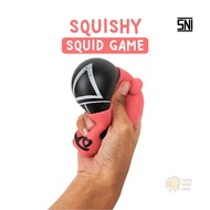 MERAH Children's Youth Rubber Toys SQUISHY Anti STRESS BALL squid game SQUISHY Rubber Toys SQUISHY Different STRESS SQUISY BALL Red RANDOM