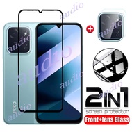 POCO C85 4G 2in1 Tempered Glass Film For Poco C85 PocoC85 4G 2025 Screen Protector Soft HD Camera Le