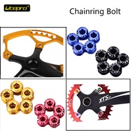 LITEPRO Bike Chainring Bolt Double/Triple Speed Disc MTB Road Bicycle Chainwheel Screws Blue Red Black Green Gold Sliver Purple Chain Ring Cycling Parts Bicycle Accessiores