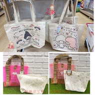 Ahou Dake Japan Limited Air Transport Sanrio Hello Kitty Melody Gemini Tote Bag Wenqing File Tuition