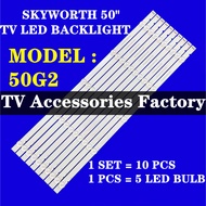 50G2 SKYWORTH 50" TV LED BACKLIGHT (LAMPU TV) SKYWORTH 50 INCH LED TV