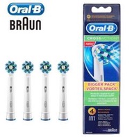 倉庫出清 德國百靈 Oral-B-CrossAction Power多動向交叉刷頭(4入) EB50-4 (450直購)