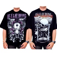 AS I LAY DYING BAND BOOTLEG KAOS AS I LAY DYING BAND METAL BIG SIZE T SHIRT AS I LAY DYING BAND PREM