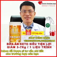 Sữa lắc Keto Collagen 500g - Bữa ăn Keto hỗ trợ GIẢM CÂN SIÊU TIỆN LỢI cho người thực hành Keto và n