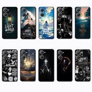 Soft black phone case for Vivo Y03 Y30T Y18 Y18S Y18E T3 Z9 lite Y37M Christianity caseg