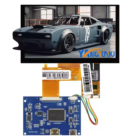 5 Inch 1000 Nits 800*480 Resolution Touchscreen with HDMI Board Module BI050BS3-K100 RGB TFT HD for 