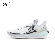 361 Degrees Big 3 5.0 Professional Basketball Shoes in 361 White/Blue
