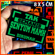 Dapat 15 Lembar Sticker Kata Kata Berbeda Setiker Mobil Seticker Motor Setiker Helm Stiker CCtv Stik