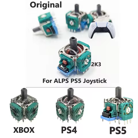 100pcs For ALPS PS5 PS4 XBOX Pro Controller 3D Joystick Play Station5 Original Rocker 3 Million cycl