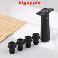 【BMSG】 Vacuum  Saver with 4 Reusable Stoppers - Keeps  Fresh Hot