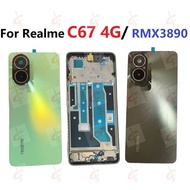 Back cover housing for Realme C67 4G RMX3890 LCD middle frame