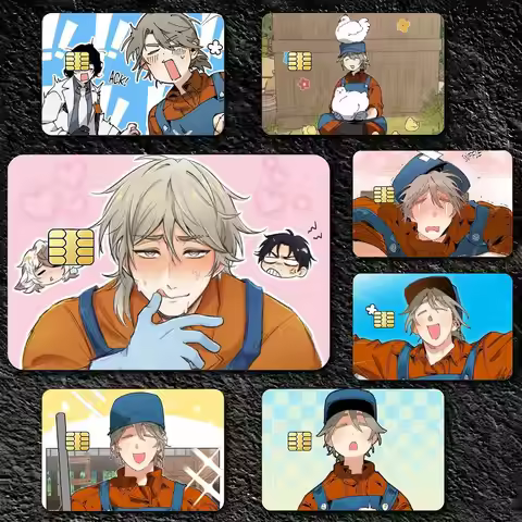 M-Manhwa Mr As Farm Credit Card Skin Stickers For VISA Bank Bus Metro Access Card Protective Film Co