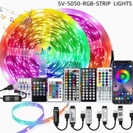 USB 5V RGB LED Strip Light 5050 Bluetooth APP Music Sync TV Backlight DIY Kit