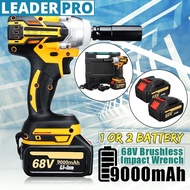 68V 9000mAh 520N.m Cordless Lithium-Ion battery Electric Impact Wrench Cordless Brushless with Batte