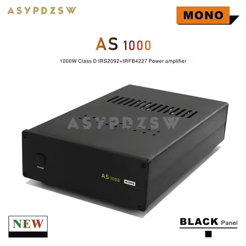 AS1000 High power Mono Class D Power amplifier 1000W Stage audio IRS2092+IRFB4227 Digital power amp