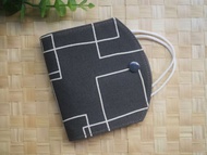 口罩暫存套/口罩收納套=台灣布料=思緒=黑灰(共3色)