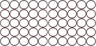 Sterling Seal ORSIL438x50 Number 438 Standard Silicone O-Ring, Excellent Resistance to Oxygen, Ozone