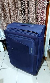 AMERICAN TOURISTER可擴充藍色行李箱旅行箱32吋