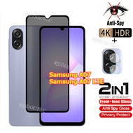 For Samsung Galaxy A07 A07 LTE Private Tempered Glass Anti-Spy Full Cover Screen Protector Anti Peek