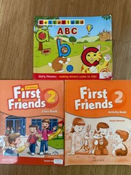 Letterland ABC 故事拼音 + First Friends 2 課本 + 作業本