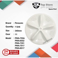Pensonic Washing Machine Pulsator 340mm Gear11 PWA-755A PWA-6552 PWA-7351 PWA-7517 PWA-8517