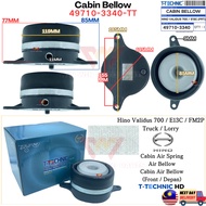 49710-3340-TT Hino Validus 700 / E13C / FM2P Kabin Bellow*Front Depan* Air Spring ; Air Bellow ; Cab