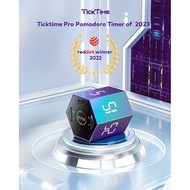 Ticktime Pomodoro Timer, Productivity Timer Cube, 5/15/25/30/45/60 Min Presets, Custom Countdown & S