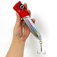 Giant Popper Topwater Lure - 7.28inch/106g Heavy-Duty Saltwater Fishing Look Realistic Popping /Plug