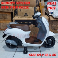 Motoran aki anak scoopy k 611 c motor aki scoopy stylish motor mainan aki motran aki scoopy k611c te