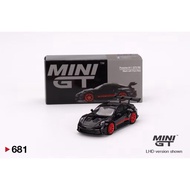 1/64 Mini GT 681 Porsche 911 (992) GT3 RS Black with Pyro Red * [ Box Version ]