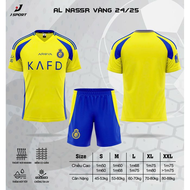 Bộ quần áo RONALDO clb Al Nassr 2024-2025 Bộ quần áo CLB AL NASSR CR7 MẪU MỚI