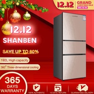 2022 SHANBEN three-door refrigerator multifunctional direct cooling refrigerator 6.78 cubic meters.