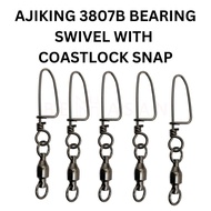 AJIKING 3807B Bearing Swivel with Coastlock Snap