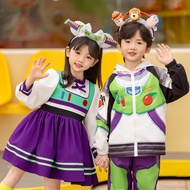 Boys Girls Disney Toy Story Buzz Lightyear Clothes Children Costumes Comic Fair Two-Dimensional