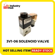 3V1-06 Solenoid Valve; Port size: 1/8" Solenoid Air Valve 3/2 Way DC24V