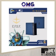 FX Creations RX-78-2 Gundam Leather Bi-Fold Wallet GUFW234012-98 RX782 Bifold Wallets Dompet Men Wal