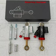 Mini Steering Damper Model WP + Bushing 24 Click Function for Automatic and Cub Motorcycles Universa