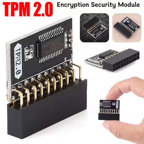 TPM 2.0-9665 Encryption Security Module Pitch LPC TPM GA 20-1 GC-TPM2.0 For ASUS Gigabyte Motherboar